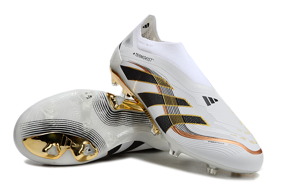 Crampons Adidas Predator Accuracy FG Blanc/Doré