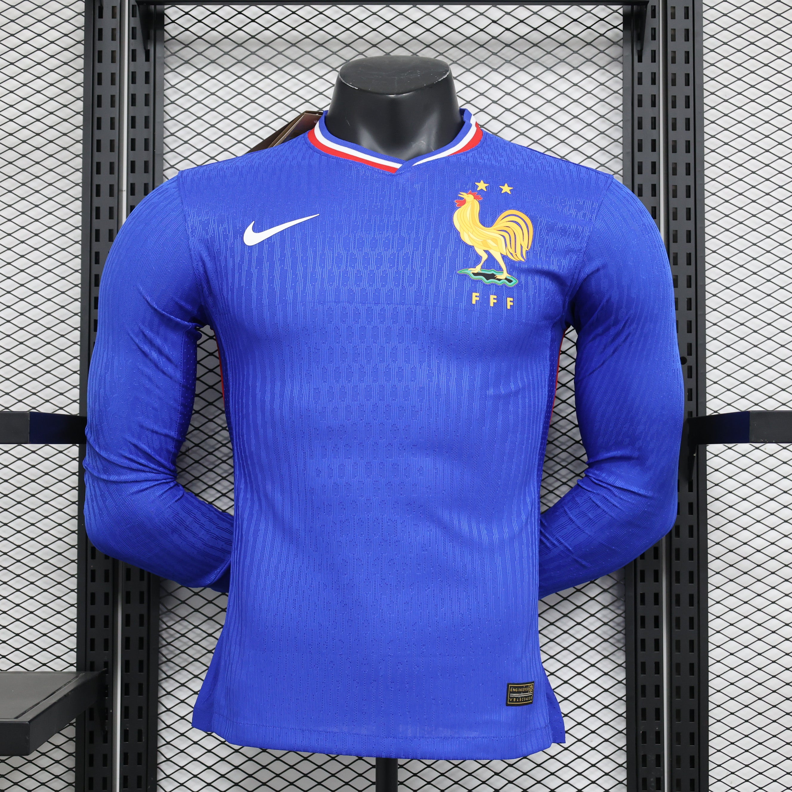 JERSEY FRANCE I LONG SLEEVE EURO 2024 MEN (PLAYER VERSION)