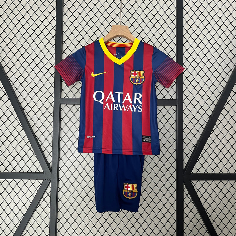 JERSEY BARCELONA I 13/14 KIDS KIT (RETRO)