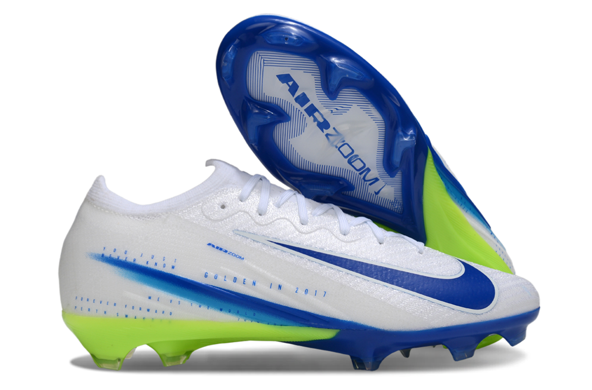 Crampons Nike Air Zoom Mercurial Vapor XVI Elite Blanc/Jaune/Bleu