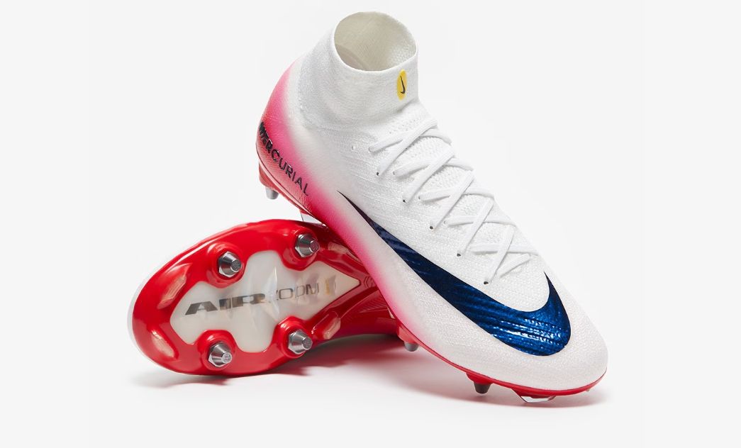 Crampons Nike Air Zoom Mercurial Superfly 16 Elite XXV SG Blanc/Rouge