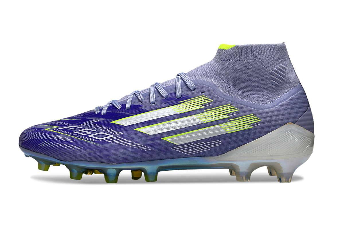 Crampons Adidas F50+ Violet