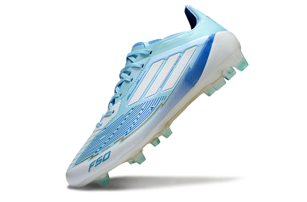 Crampons Adidas F50 TF Messi Bleu