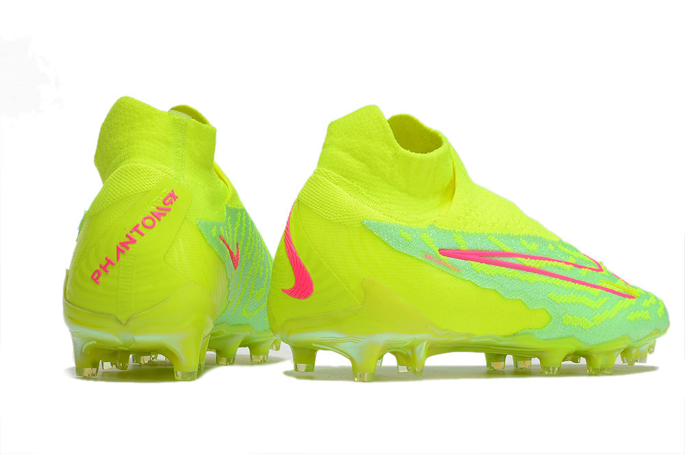 Crampons Nike Phantom GX Elite DF FG Vert/Jaune