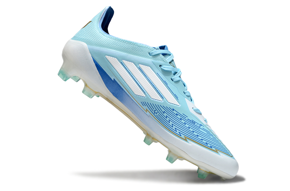 Crampons Adidas F50 TF Messi Bleu