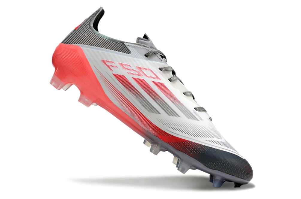 Crampons Adidas F50 TF Rouge/Gris