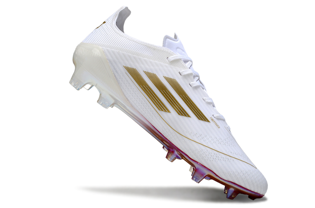Crampons Adidas F50 PRO Blanc/Rouge