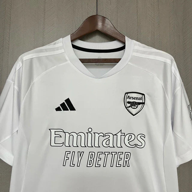 JERSEY ARSENAL WHITE FAN VERSION EDITION LIMITED 24/25