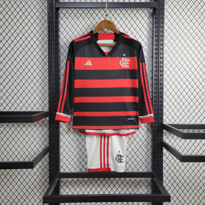 JERSEY FLAMENGO LONG SLEEVE I 24/25 KIDS KIT