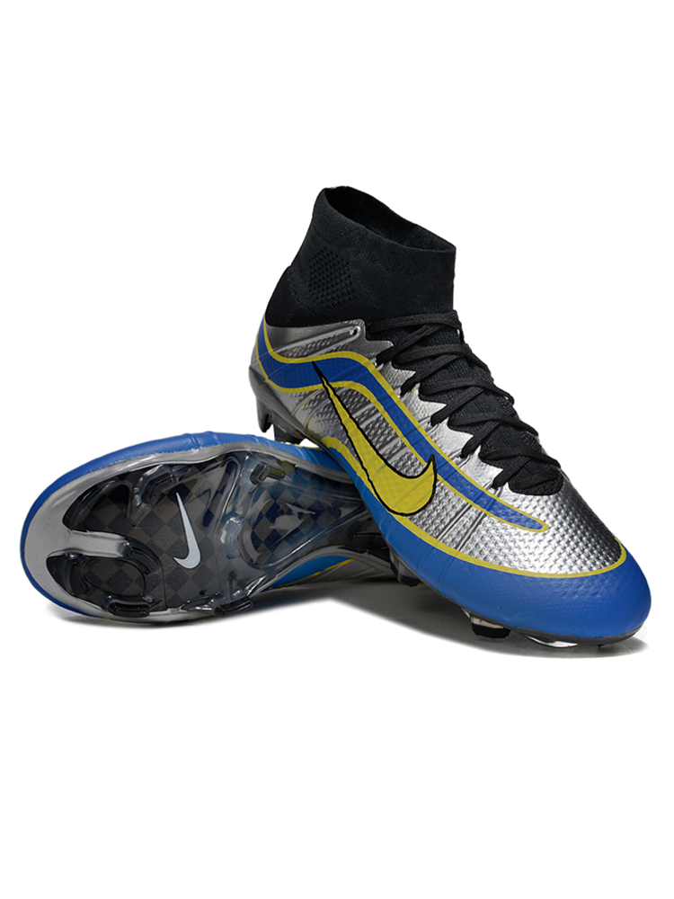 Crampons Nike Zoom Superfly 4 Elite Argent/Bleu