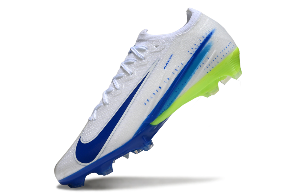 Crampons Nike Air Zoom Mercurial Vapor XVI Elite Blanc/Jaune/Bleu